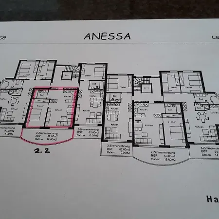 Apartment Anessa, 2.2 *